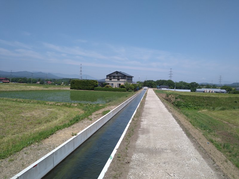 農村災害対策整備事業岩手山麓地区9号(北部幹線)工事