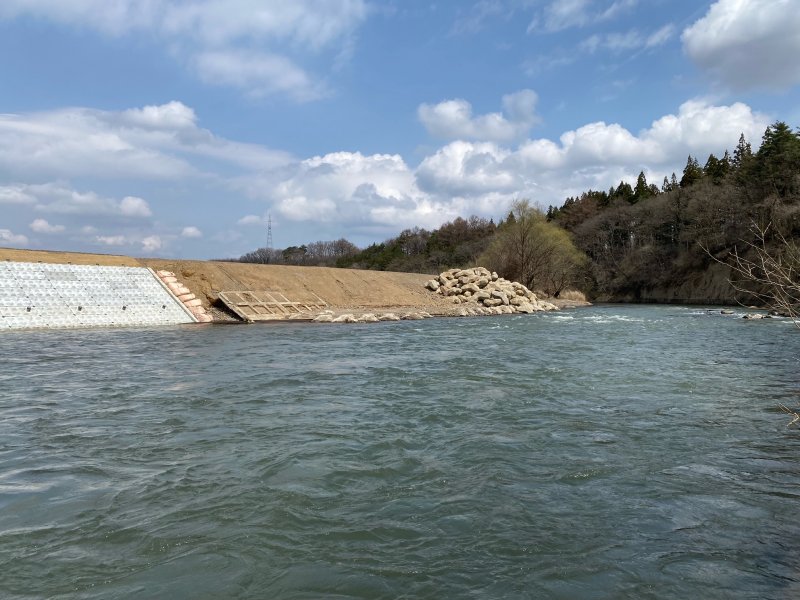 一級河川松川筋川崎地区河川改修その6工事
